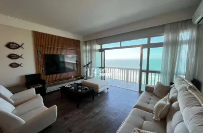 Apartamento com 3 dormitórios à venda, 215 m² por r$ 1.500.000,00 - pitangueiras frente mar - guarujá/sp