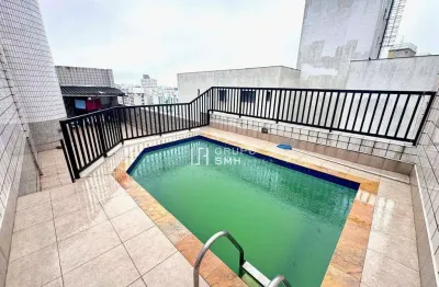 Cobertura com 3 dormitórios à venda, 290 m² por r$ 650.000 - pitangueiras - guarujá/sp