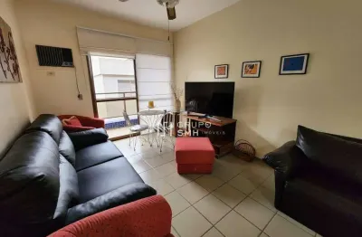 Apartamento com 3 dormitórios à venda, 110 m² por r$ 420.000 - enseada - guarujá/sp