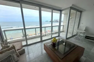 Apartamento com 3 dormitórios, 172 m² - venda por r$ 960.000 ou aluguel por r$ 9.000/mês - pitangueiras frente mar - guarujá/sp