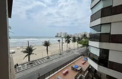 Apartamento com 2 dormitórios para alugar, 70 m² por r$ 5.000,00/ano - astúrias frente mar - guarujá/sp