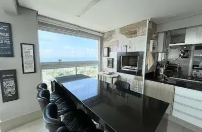 Apartamento com 4 dormitórios à venda, 152 m² por r$ 2.300.000,00 - balneário cidade atlântica - guarujá/sp