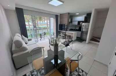 Apartamento duplex com 2 dormitórios à venda, 85 m² por r$ 750.000,00 - enseada - guarujá/sp