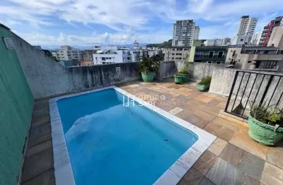 Cobertura com 3 dormitórios à venda, 290 m² por r$ 750.000 - tombo - guarujá/sp