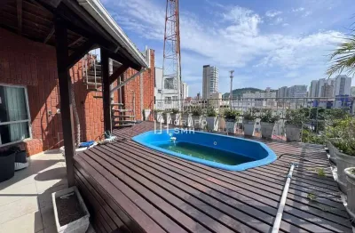 Cobertura com 3 dormitórios à venda, 193 m² por r$ 750.000,00 - tombo - guarujá/sp