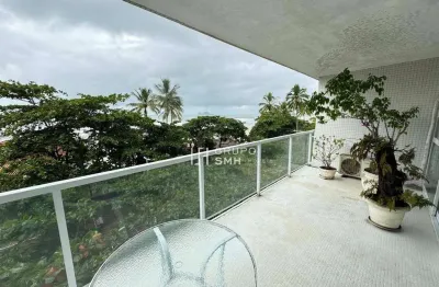 Apartamento com 4 dormitórios à venda, 300 m² por r$ 2.300.000,00 - pitangueiras frente mar - guarujá/sp