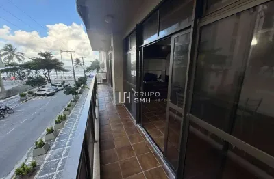Apartamento com 3 dormitórios, 200 m² - venda por r$ 750.000,00 ou aluguel por r$ 6.000,00/mês - pitangueiras frente mar - guarujá/sp