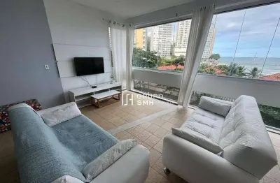 Apartamento com 3 dormitórios à venda, 160 m² por r$ 700.000 - pitangueiras frente mar - guarujá/sp