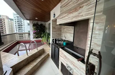 Apartamento com 3 dormitórios à venda, 136 m² por r$ 850.000,00 - barra funda - guarujá/sp