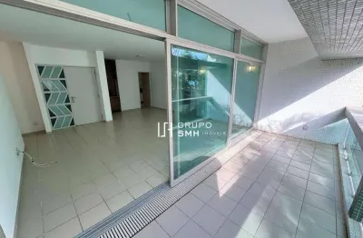 Apartamento com 3 dormitórios para alugar, 150 m² por r$ 6.000,00/mês - enseada - guarujá/sp
