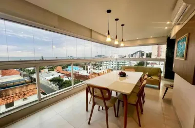Apartamento com 3 dormitórios, 145 m² - venda por r$ 1.800.000 ou aluguel por r$ 11.000/mês - enseada - guarujá/sp