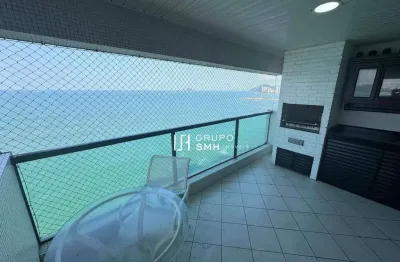 Apartamento com 3 dormitórios à venda, 185 m² por r$ 1.900.000 - praia das pitangueiras frente mar - guarujá/sp