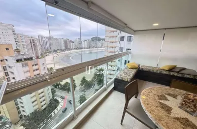 Apartamento com 3 dormitórios à venda, 117 m² por r$ 1.600.000 - astúrias - guarujá/sp