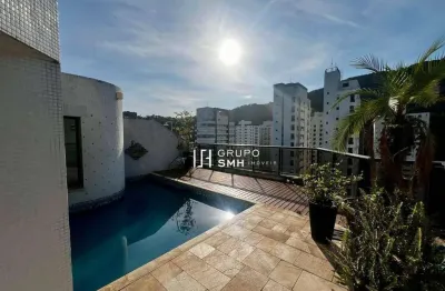 Cobertura com 3 dormitórios à venda, 267 m² por r$ 1.550.000 - pitangueiras - guarujá/sp