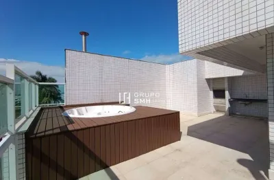 Cobertura com 3 dormitórios à venda, 167 m² por r$ 1.500.000,00 - tombo - guarujá/sp