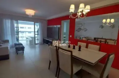 Apartamento com 3 dormitórios para alugar, 115 m² por r$ 7.000,00/mês - pitangueiras - guarujá/sp
