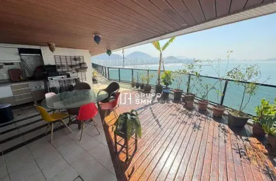 Apartamento com 4 dormitórios à venda, 400 m² por r$ 3.500.000 - astúrias - guarujá/sp