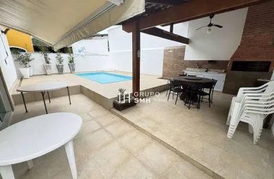 Casa com 3 dormitórios à venda, 175 m² por r$ 850.000 - balneário praia do pernambuco - guarujá/sp