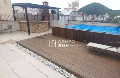 Cobertura com 2 dormitórios à venda, 250 m² por r$ 650.000,00 - jardim são miguel - guarujá/sp
