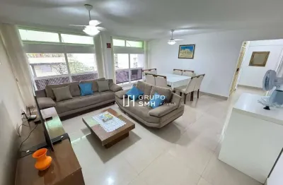 Apartamento com 3 dormitórios, 160 m² - venda por r$ 590.000 ou aluguel por r$ 5.800/mês - centro - guarujá/sp