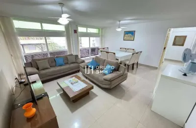 Apartamento com 3 dormitórios, 160 m² - venda por r$ 590.000 ou aluguel por r$ 5.800/mês - centro - guarujá/sp