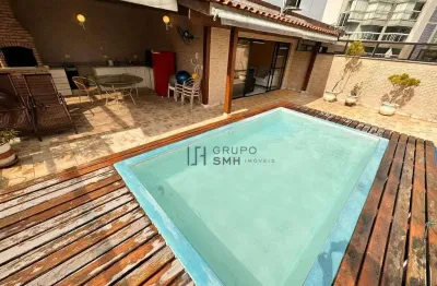 Cobertura com 3 dormitórios à venda, 180 m² por r$ 660.000,00 - enseada - guarujá/sp