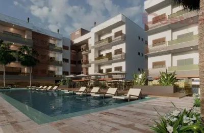 Apartamento na praia de palmas - governador celso ramos, sc