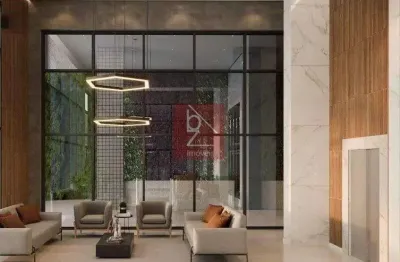 Apto studio  muv na visconde guarapuava  semi mobília r$319.000,00