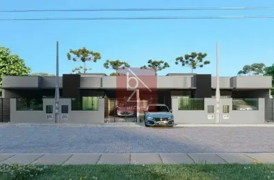 Bal. piçarras/sc - casa geminada 2 dorm.  84,46m² priva.r$485.000,00
