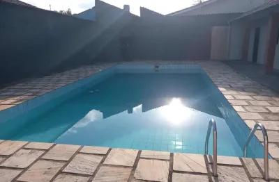 Casa para venda em itanhaém, jd. itapel, 5 dormitórios, 1 suíte, 3 banheiros, 5 vagas