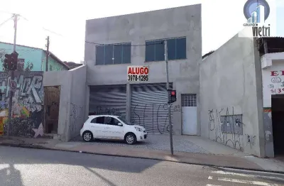 Alugo excelente galpão comercial novo, brasilândia, 500m2, 2 pavimentos