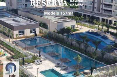 Apartamento com 4 dormitórios à venda, 157 m² por r$ 2.350.000,00 - lapa - são paulo/sp