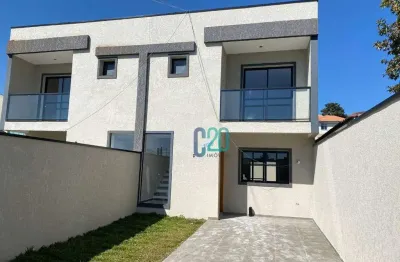 Sobrado com 3 dormitórios à venda, 130 m² por r$ 819.000,00 - fazendinha - curitiba/pr