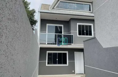 Sobrado com 3 dormitórios à venda, 138 m² por r$ 685.000,00 - fazendinha - curitiba/pr