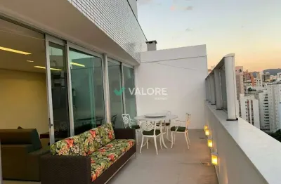 Cobertura com 2 quartos para alugar na Rua Bernardo Guimarães, Lourdes, Belo Horizonte