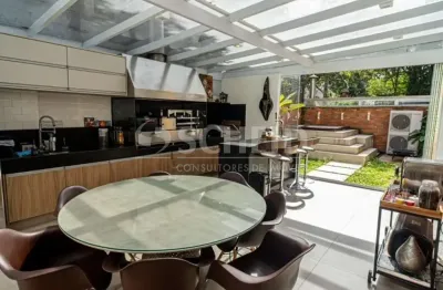 Casa a venda em condômino fechado no jardim marajoara, com 320m², 4 quartos sendo 4 suítes, 5 vagas.