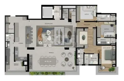 Apartamento com 4 quartos à venda na Rua Belterra, --, Alto da Boa Vista, São Paulo