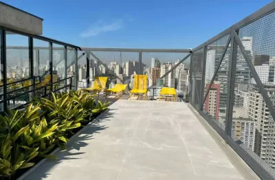 Apartamento na consolação 1 quarto 1 vaga para auto piscina bicicletário academia churrasqueira