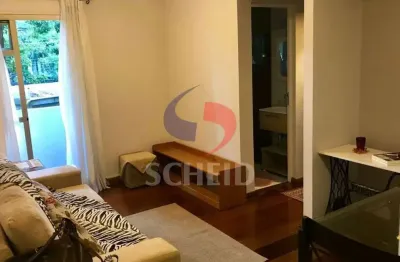 Apartamento em condomínio clube, 50m2, mobiliado,  2 dormitórios, 1 vaga coberta e lazer completo.