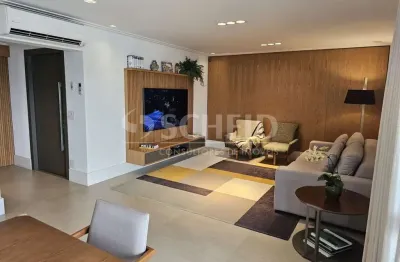 Apartamento de 182m2, todo mobilado, suíte master e 2 vagas, excelente localização jd marajoara