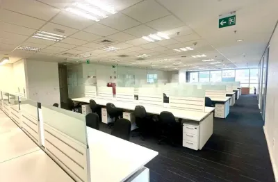 Andar corporativo mobiliado à venda ou locação com 568m2-  chacará sto antonio