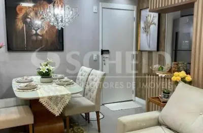 Apartamento mobiliado no socorro -  living exclusive - 54m - 2 dorm - 1 suíte - vaga fixa livre.