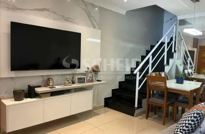 Sobrado à venda de 98,00m² útil, com 3 quartos e 2 vagas, na vila mascote.