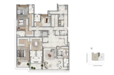 Apartamento com 4 quartos à venda na Rua Gabriele D'Annunzio, --, Campo Belo, São Paulo