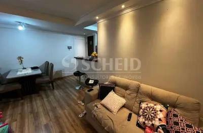 Apartamento à venda 2 quartos, 1 suíte, 1 vaga, varanda com churrasqueira. jd. marajoara