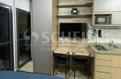 Studio mobiliado e equipado para locação no brooklin, 22 m².