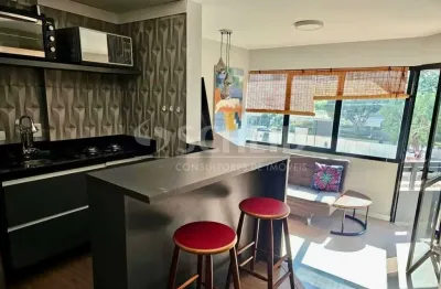 Apartamento mobiliado reformado à venda no brooklin com 1 quarto 1 vaga de garagem