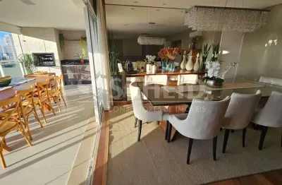 Apartamento mobiliado venda cond cena golf 4 quartos/suíte 3 vagas - jardim marajoara vista golf