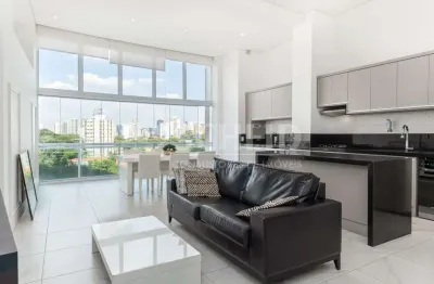 Apartamento com 1 quarto para alugar na Rua Kansas, --, Brooklin, São Paulo