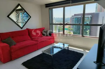 Apartamento mobiliado para locação na berrini brooklin - novo, lindo, pronto para morar.